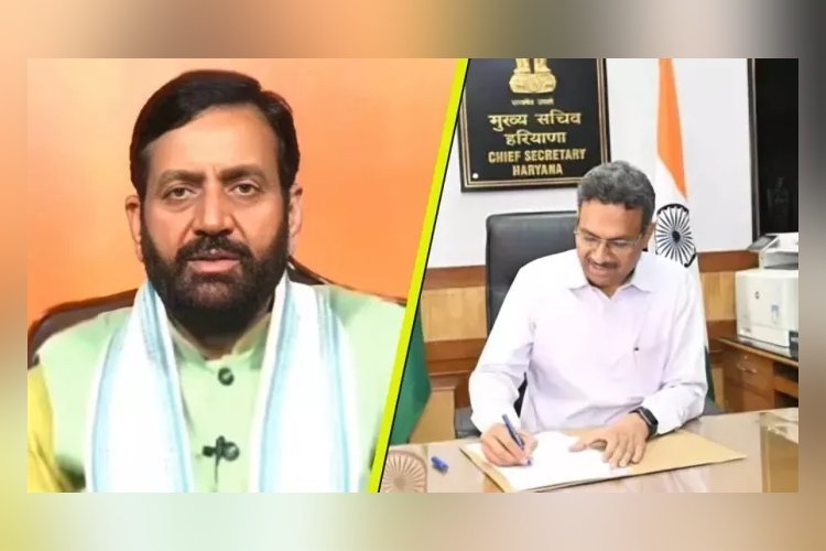 हरियाणा के मुख्य सचिव अनुराग रस्तोगी को मिला एक साल का सेवा विस्तार