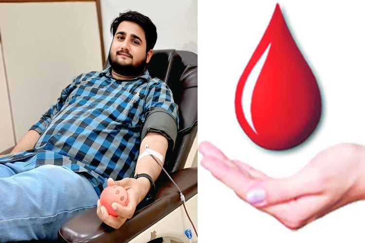 भदोही का युवा बना प्रेरणा, जन्मदिन को बनाया जीवनदान का माध्यम, 26वें जन्मदिन पर किया 28वीं बार रक्तदान