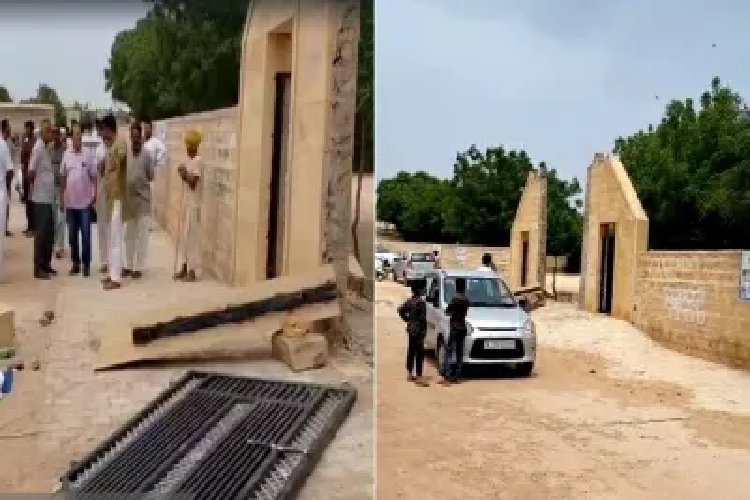 झालावाड़ हादसे के बाद जैसलमेर के सरकारी स्कूल का गेट गिरा, 6 साल के बच्चे की गई जान