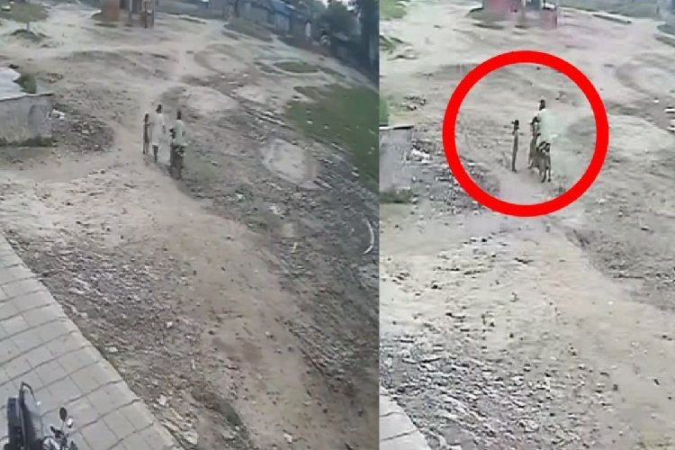 बिहार के दरभंगा में दिनदहाड़े लड़की का अपहरण, बाइक पर उठा ले गया हिजबुल रहमान, देखें वीडियो...