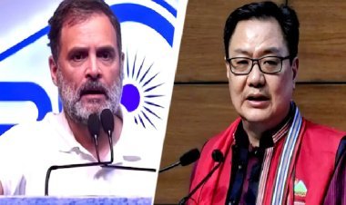 'जॉर्ज सोरोस और खालिस्तानी ताकतों के साथ मिलकर काम कर रहे हैं राहुल', केंद्रीय मंत्री रिजिजू के गंभीर आरोप 