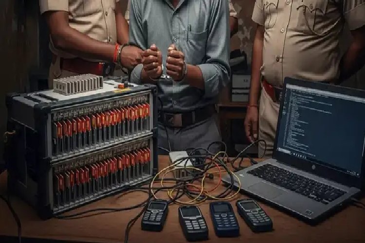 मोतिहारी के बाद भोजपुर में अंतरराष्ट्रीय साइबर फ्रॉड सिंडिकेट का भंडाफोड़, 4 सिम बॉक्स बरामद