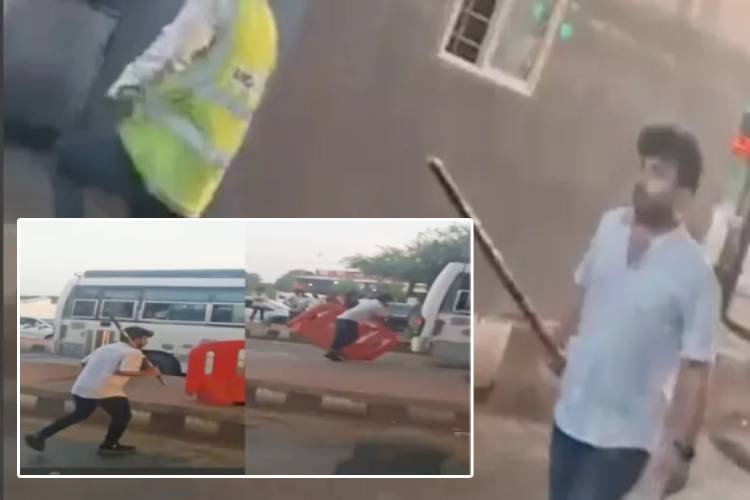 मध्य प्रदेश: बीजेपी विधायक के भतीजे की गुंडागर्दी, टोल प्लाजा कर्मचारियों को दी गाली, डंडा लेकर दौड़ाया