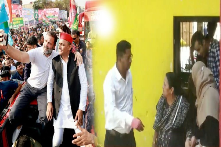 जिसका हाथ पकड़ अखिलेश ने सियासत का ककहरा सीखा, आज उस 'आजम' का नाम नहीं लेते, इन तस्वीरों से समझिए...