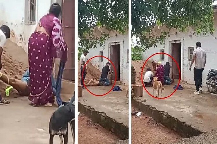 मध्य प्रदेश में सेवानिवृत्त डीएसपी को बांधकर पीटा, रस्सी से बांधकर घसीटा, वीडियो हुआ वायरल...