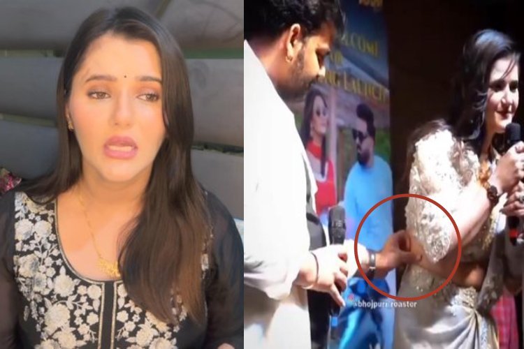 पवन सिंह ने गलत तरीके से टच किया, भड़की एक्ट्रेस ने रोते हुए कही बड़ी बात, वीडियो वायरल