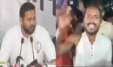 बीजेपी मंत्री जिबेश मिश्रा ने सवाल पूछने पर पत्रकार पर किया हमला? तेजस्वी यादव ने वीडियो सबूत पेश कर FIR की मांग की