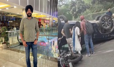 BMW ने छीन ली बड़े अफसर की जिंदगी, पत्नी की हालत गंभीर, महिला ड्राइवर गिरफ्तार