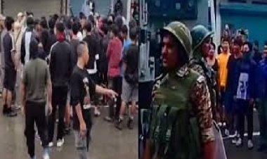 PM मोदी के दौरे के एक दिन बाद ही मणिपुर में फिर भड़की हिंसा, भीड़ ने थाने को घेरा!