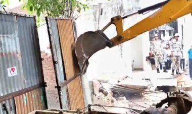 बरेली में बुलडोजर कार्रवाई शुरू, तौकीर रजा के करीबी के गोदाम पर हुआ एक्शन, ड्रोन से निगरानी, भारी फोर्स तैनात