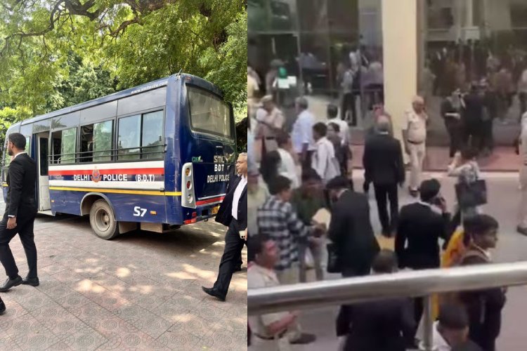धमकी के बाद दिल्ली हाईकोर्ट में अफरा-तफरी, न्यायाधीशों और वकीलों ने खाली किया कोर्ट परिसर