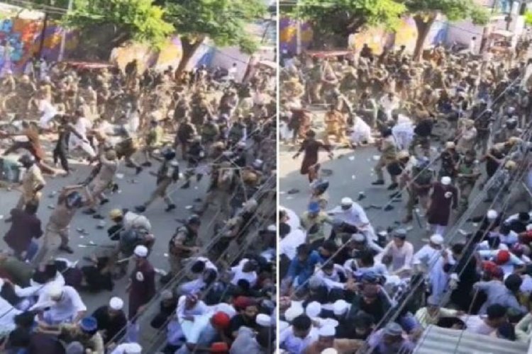 बरेली में जुमे की नमाज के बाद क्या हुआ? पत्थरबाजों का यूपी पुलिस ने किया बुरा हाल! लाठी पड़ी तो पोस्टर, चप्पल छोड़कर भागे!