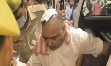 सपा नेता गायत्री प्रजापति पर हमला करने वाला विश्वास राजपूत कौन है? किस केस में जेल में है बंद