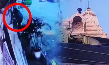 करवा चौथ में व्यस्त थे लोग, इधर चोर ने मंदिर के शिखर पर चढ़ कर 40 लाख रुपए का कलश किया पार