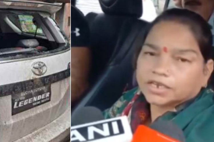 कल हुई थी जन सुराज नेता की हत्या, आज आरजेडी प्रत्याशी सूरजभान की पत्नी वीणा देवी की गाड़ी पर हुआ हमला