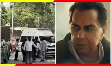 'ही-मैन' धर्मेंद्र को अंतिम विदाई देने उमड़ा सितारों का सैलाब, हेमा-ईशा की आंसुओं भरी नम आंखें