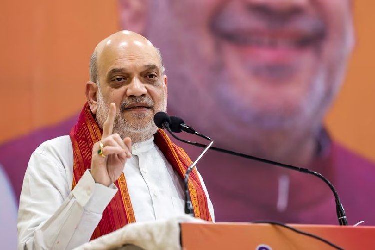 वर्चुअल मोड में अमित शाह, लालू यादव के गृह जिले में महागठबंधन पर किया जोरदार हमला