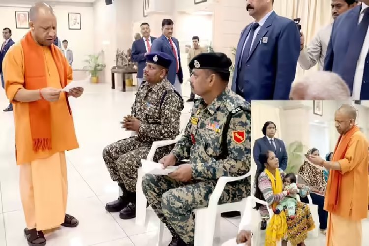 बदन पर वर्दी, कंधे पर BSF का बैज, और सिर पर कैप लगाए जवानों ने कहा योगीजी बचा लीजिए...