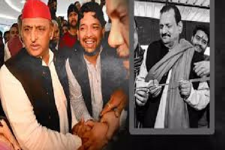 पिता के निधन के बाद अखिलेश के गले लगकर फूट-फूटकर रोए सुधाकर सिंह के बेटे, दुश्मन रहे दारा सिंह भी पहुंचे सांत्वना देने