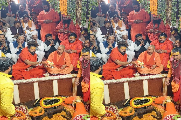 सीएम योगी ने किया मां गंगा का पूजन, बड़े हनुमान के चरणों में झुकाया शीश, प्रयागराज में माघ मेले का लिया जायजा 