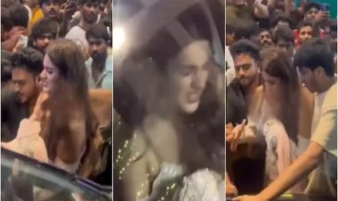 हैदराबाद में एक्ट्रेस निधि अग्रवाल पर टूट पड़ी भीड़! हुआ बुरा हाल