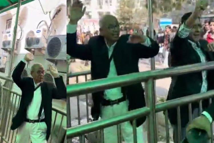 पूर्व CJI पर जूता फेंकने वाले वकील राकेश किशोर की चप्पल से हुई पिटाई, लगाते रहे नारे