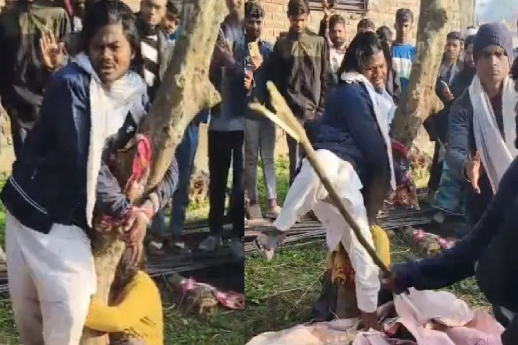 महिला संग पकड़ा गया मौलवी, गांव वालों ने पहले पीटा, फिर 2 लाख रुपए में मामला निपटाया