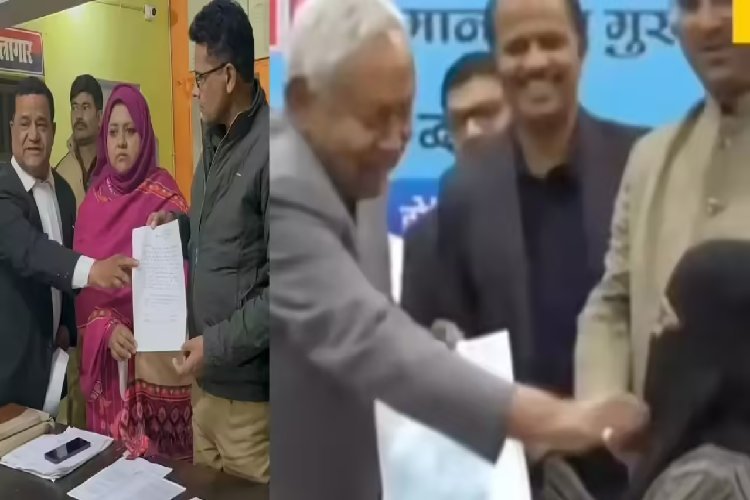 हिजाब विवाद को लेकर समाजवादी पार्टी की महिला नेता ने नीतीश कुमार के खिलाफ दर्ज कराई शिकायत