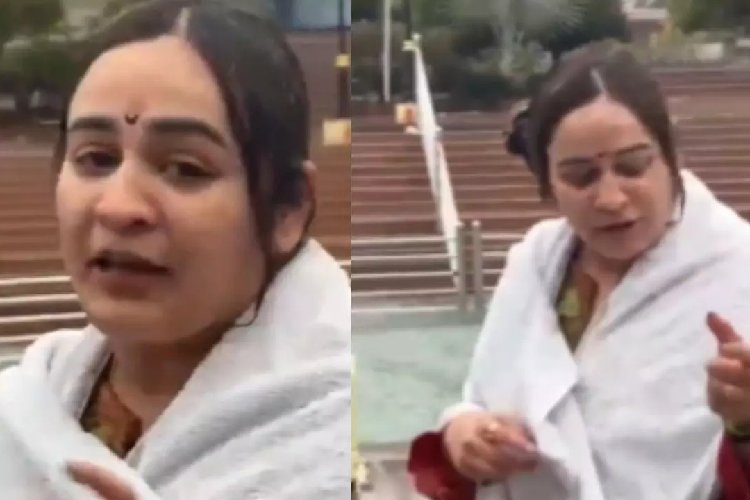 हरिद्वार में अपर्णा यादव के साथ क्या हुआ, सोशल मीडिया पर वीडियो हो रहा वायरल...
