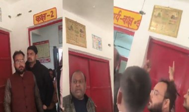 संभल में सरकारी स्कूल की दीवार पर कुरान की आयत वाला पोस्टर लगने से बवाल