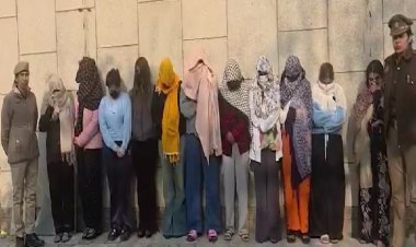 गाजियाबाद 4 स्टार होटल में हाईप्रोफाइल कांड, व्हाट्सएप पर होथी थी डील, इस हाल में मिली 11 महिलाएं...