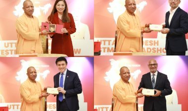 सिंगापुर में डीबीएस बैंक की सीईओ के साथ CM योगी की बैठक, इन मुद्दों पर हुई चर्चा...