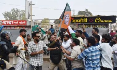 छिंदवाड़ा में बीजेपी-कांग्रेस कार्यकर्ताओं के बीच सिर फुटौवल, भारी पुलिस बल तैनात