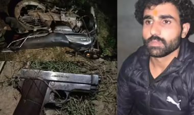 योगी के उत्तर प्रदेश लौटते ही गाजियाबाद का कुख्यात गैंगस्टर ढेर, लूटी हुई पिस्टल और बाइक जब्त