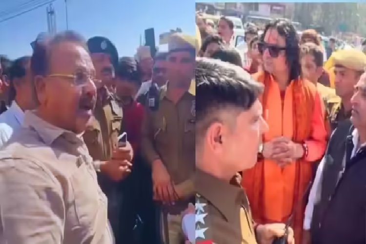 जयपुर में मजार की छत को लेकर तनाव, समर्थकों के साथ मौके पर पहुंचे BJP विधायक बालमुकुंदाचार्य 