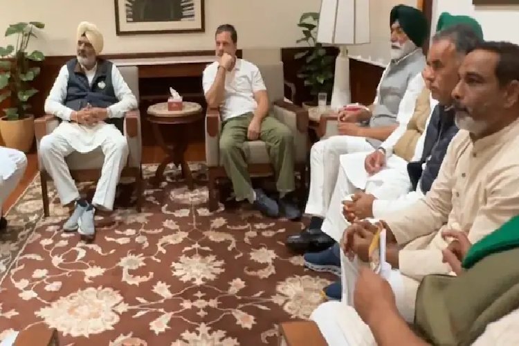अमेरिका के साथ व्यापार समझौते पर राहुल गांधी ने किसान नेताओं से चर्चा की, भाजपा ने क्या कहा...