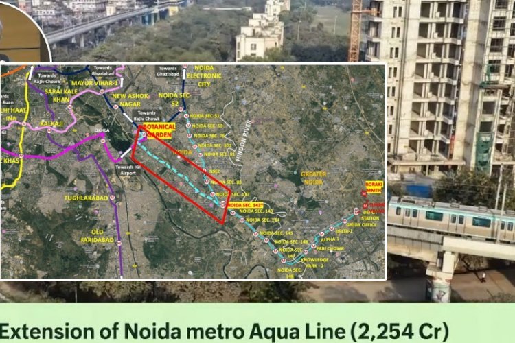 नोएडा मेट्रो एक्सटेंशन कॉरिडोर को केंद्र की मंजूरी, सेक्टर-142 से बॉटनिकल गार्डन तक 11.56 किमी विस्तार को हरी झंडी