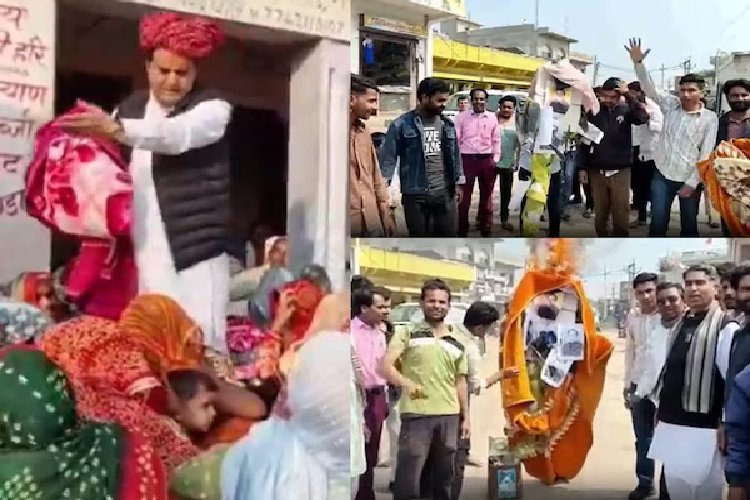 बीजेपी नेता की नफरत की राजनीति को हिंदू महिलाओं ने ठुकरा दिया, दिया हुआ कंबल लौटाया, पुतला भी जलाया!