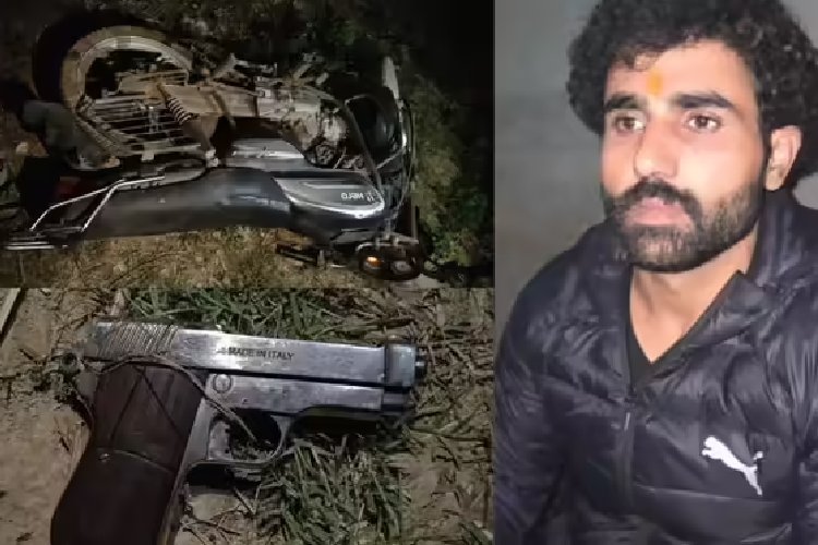 योगी के उत्तर प्रदेश लौटते ही गाजियाबाद का कुख्यात गैंगस्टर ढेर, लूटी हुई पिस्टल और बाइक जब्त