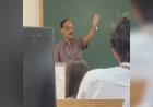 यूनिवर्सिटी में आतंकवादी कहकर क्लास में मुस्लिम छात्र को दी गाली, प्रोफेसर सस्पेंड, वीडियो वायरल होने से बवाल