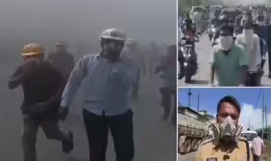 पालघर में ओलियम गैस लीक, 2 किलोमीटर तक धुएं का गुबार, 2,000 से अधिक लोगों का रेस्क्यू