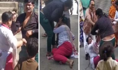 पत्नी ने दूसरी महिला के साथ पति को रंगे हाथों पकड़ा, फिर बीच सड़क पर शुरू हुआ हाई-वोल्टेज ड्रामा