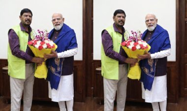 पीएम नरेंद्र मोदी से मिले आरपीआई के राष्ट्रीय अध्यक्ष रामदास आठवले, क्या हुई बात?