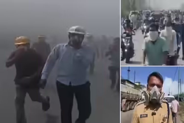 पालघर में ओलियम गैस लीक, 2 किलोमीटर तक धुएं का गुबार, 2,000 से अधिक लोगों का रेस्क्यू