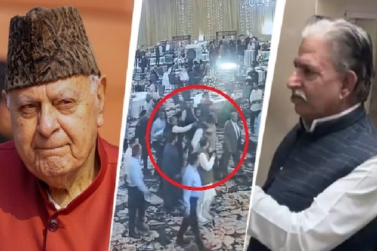 जम्मू-कश्मीर के पूर्व मुख्यमंत्री फारूक अब्दुल्ला पर हमला,, बाल-बाल बची जान