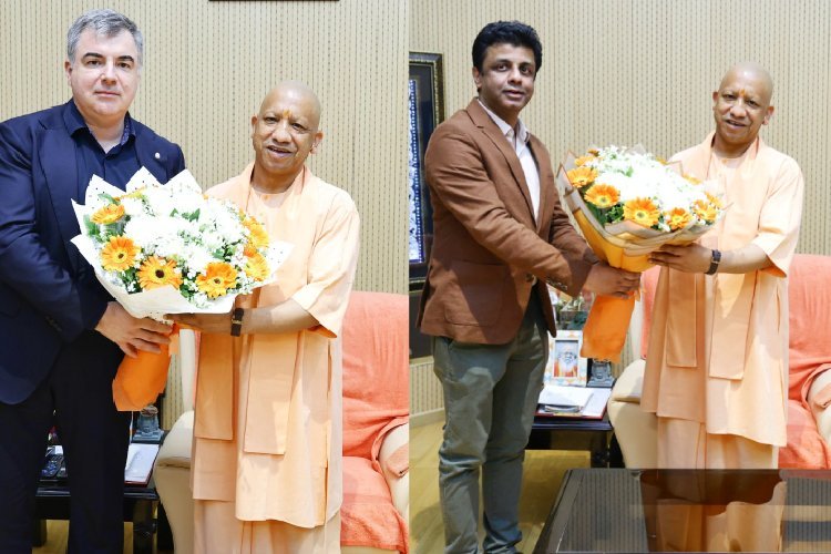 सीएम योगी से मिले नोबेल पुरस्कार विजेता कॉन्स्टेंटिन नोवोसेलोव, इन मुद्दों पर हुई चर्चा... 