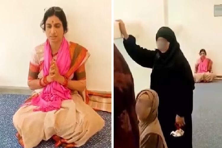 BJP की माधवी लता ने शेयर किया ऐसा वीडियो, मचा भारी बवाल!