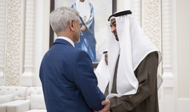 भारतीय समुदाय की रक्षा के लिए शुक्रिया, यूएई पहुंचे विदेश मंत्री ने राष्ट्रपति से की मुलाकात, ऊर्जा सहित कई मुद्दों पर चर्चा