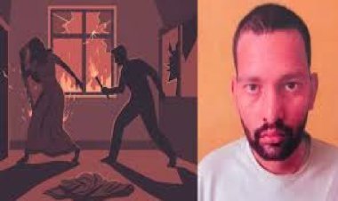 कर्नाटक में दिल दहला देने वाली वारदात: कपड़ों को लेकर विवाद में पति ने पत्नी को जिंदा जलाया, हालत गंभीर