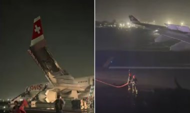 दिल्ली एयरपोर्ट पर ज्यूरिख जाने वाली स्विस एयरलाइंस की फ्लाइट में इंजन फेलियर, 6 यात्री घायल